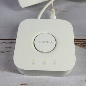 Authentic Philips Hue Bridge Smart Controller Hub White 458471 Used w/ Cables